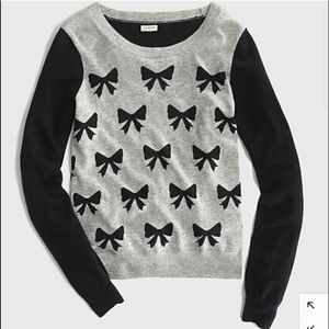 J Crew bow sweater